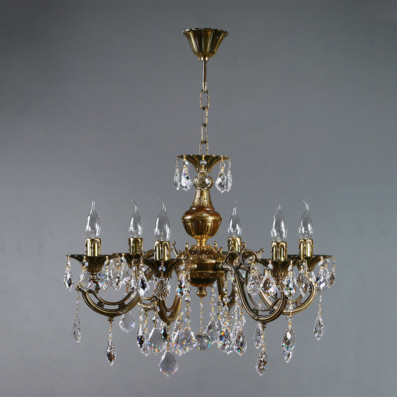 Подвесная люстра AMBIENTE by BRIZZI 8818/6 PB New Leaf