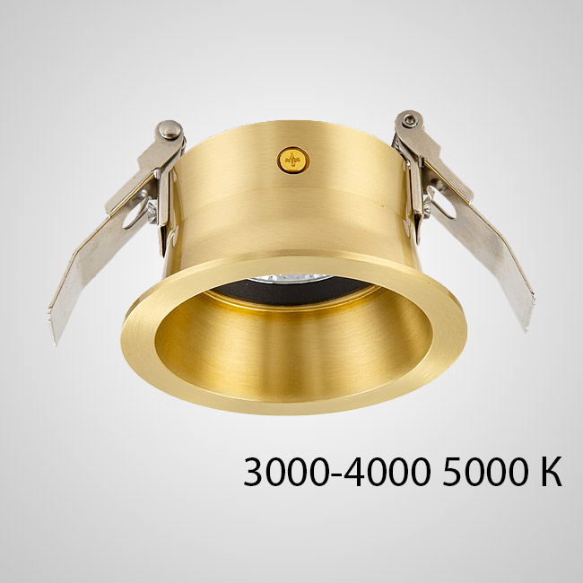 Точечный светильник CALL D9 Brass Трехцветный свет by ImperiumLoft