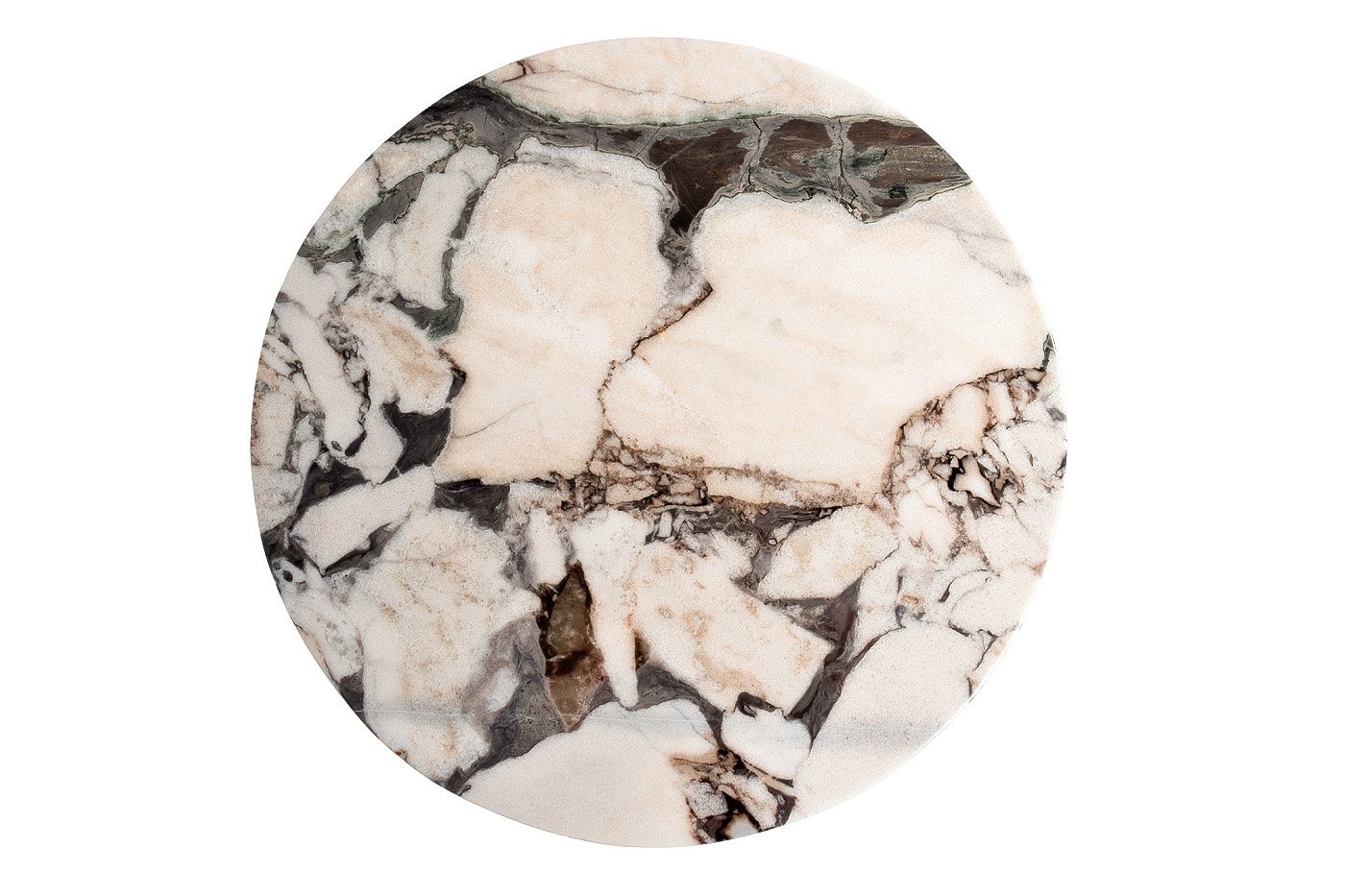 Столик журнальный круглый мраморный Garda Decor 58DB-07036