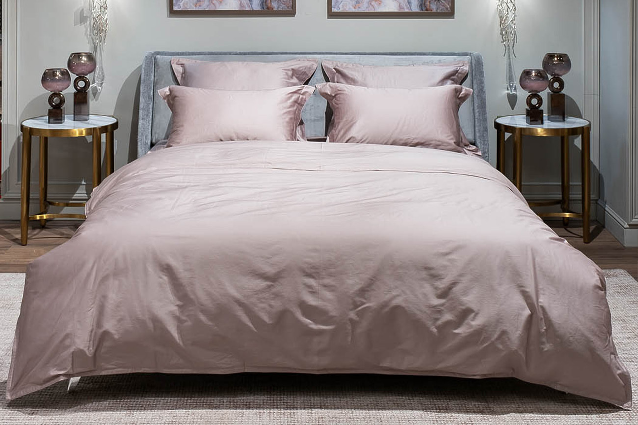 Пододеяльник сатиновый Видение 215х150см пудреная роза Garda Decor 130HB-DC215150-POD ROS