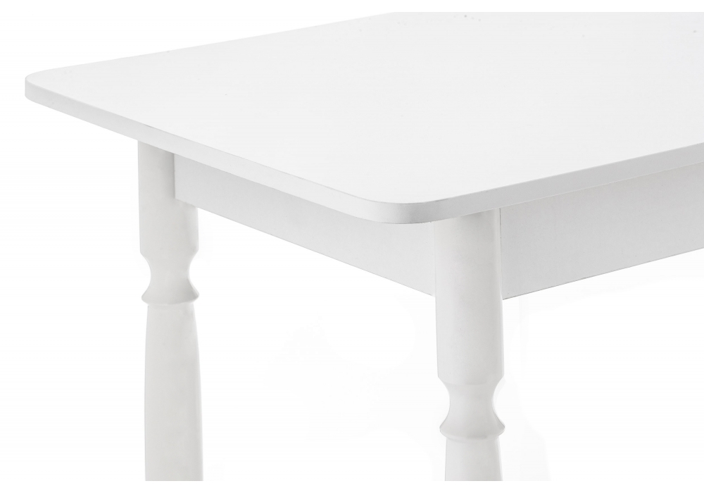 Стол деревянный Woodville Вуди белый глянец 319903