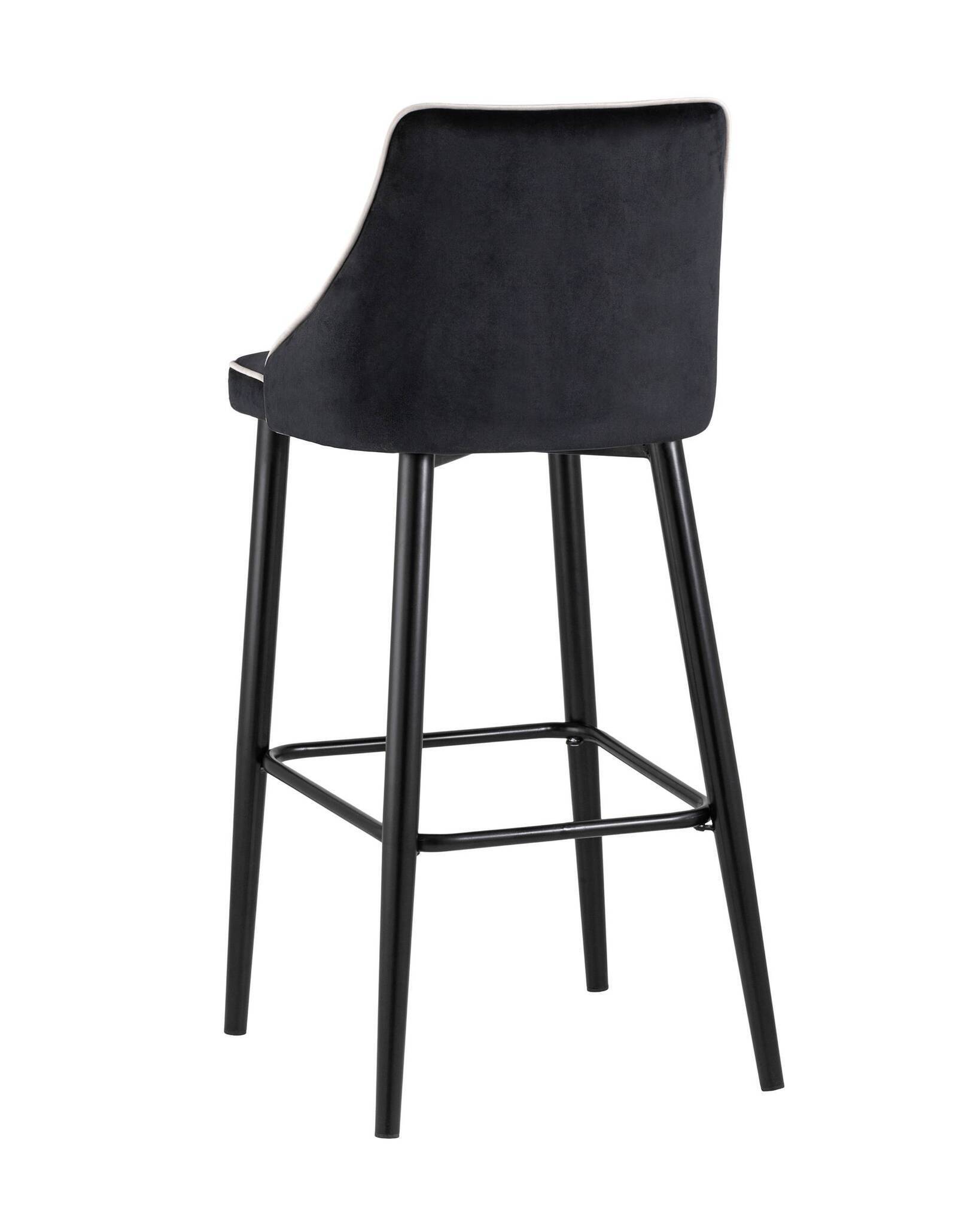 Стул барный Коби велюр черный Stool Group