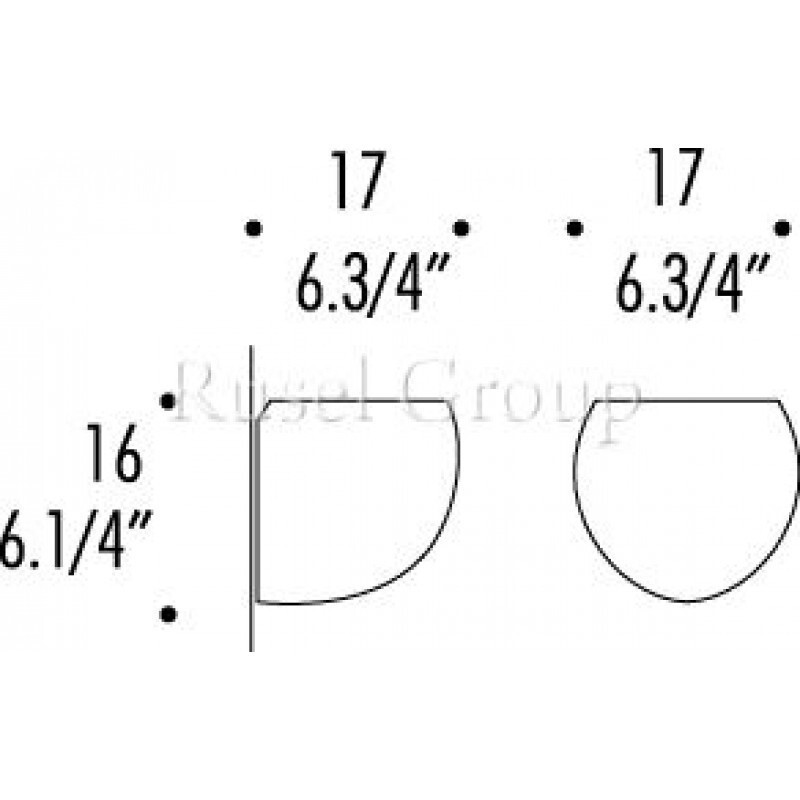 Настенный светильник LEUCOS GOLF P1/SP