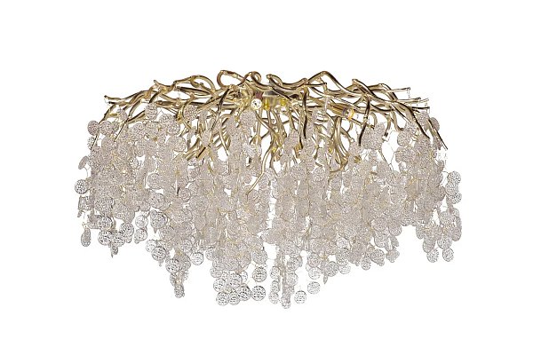 Люстра круглая золото Garda Decor 86-90188