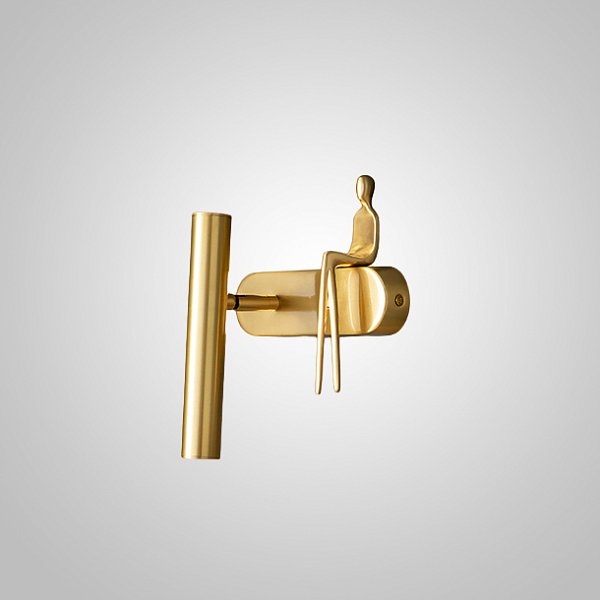 Настенный светильник REMUS Left Brass by ImperiumLoft