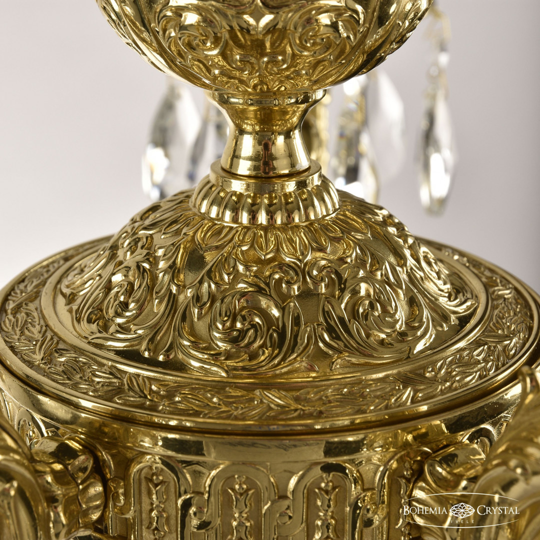 Люстра бронзовая с хрусталём 71101/5/175 B G