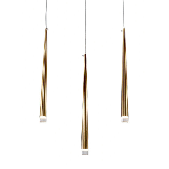 Подвесной светильник Delight Collection Aquitaine 3 gold