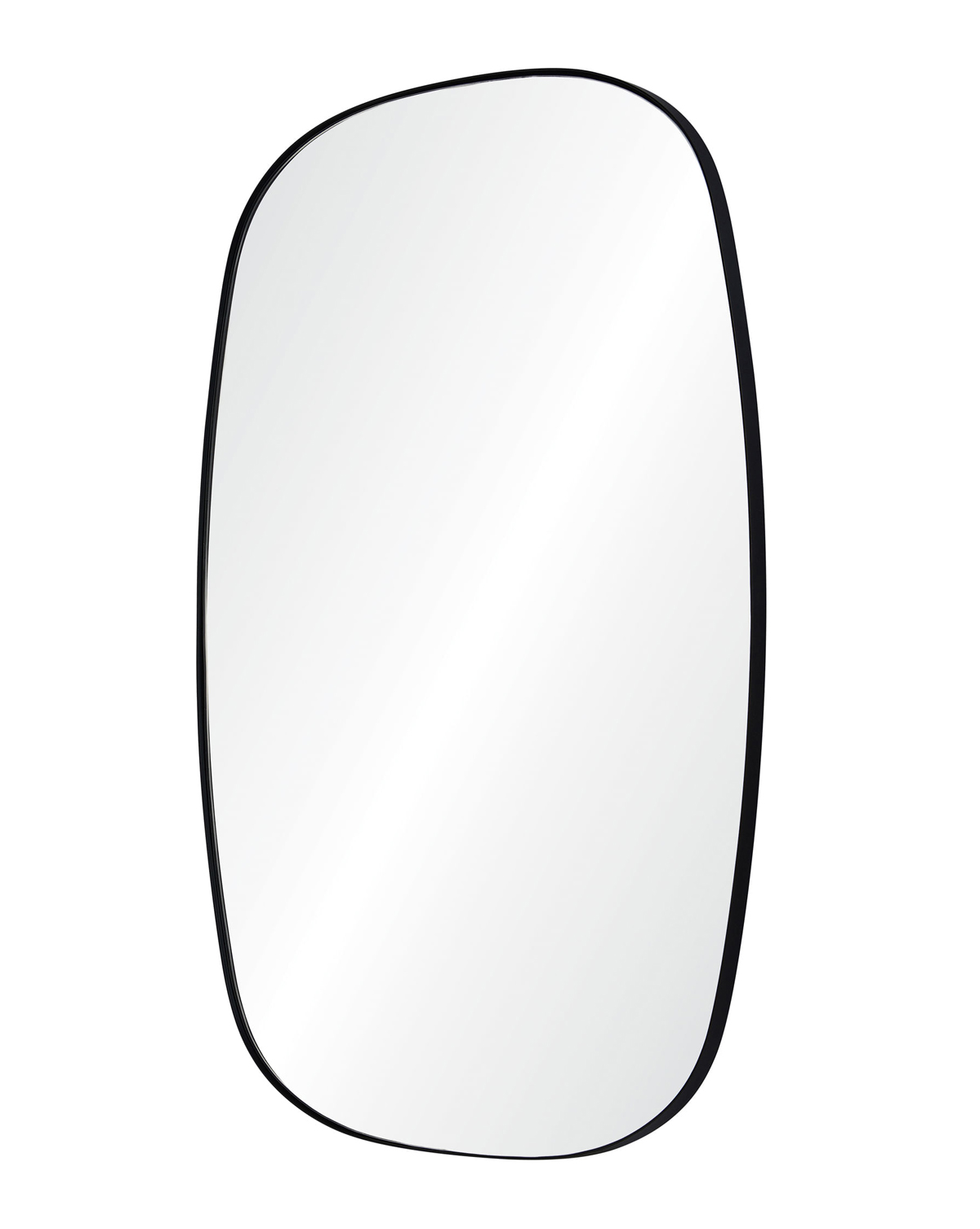 Черное настенное зеркало Вейл Louvre Home DWM240332PND