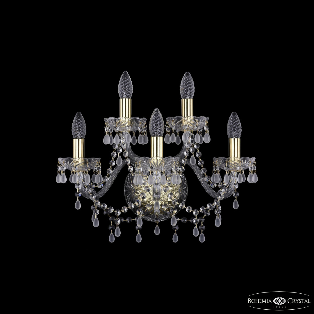 Бра хрустальные 1410B/3+2/160 G V0300 Bohemia Ivele Crystal