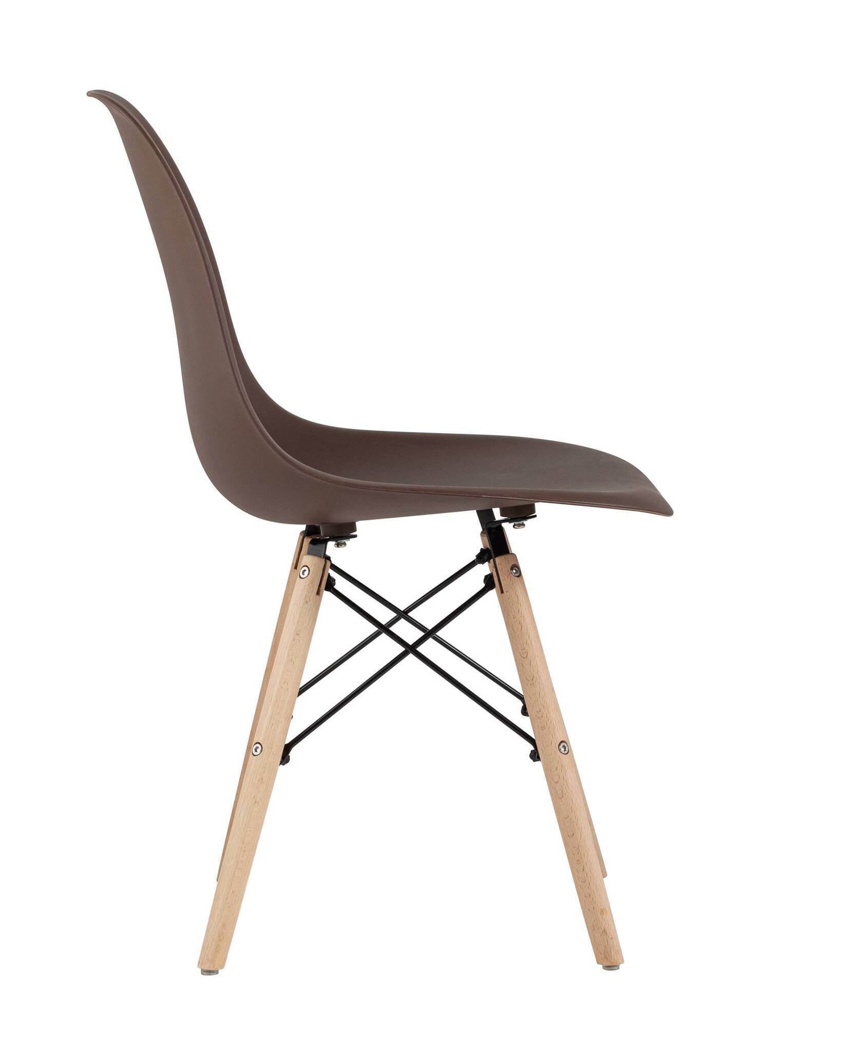 Стул Style DSW коричневый x4 Stool Group