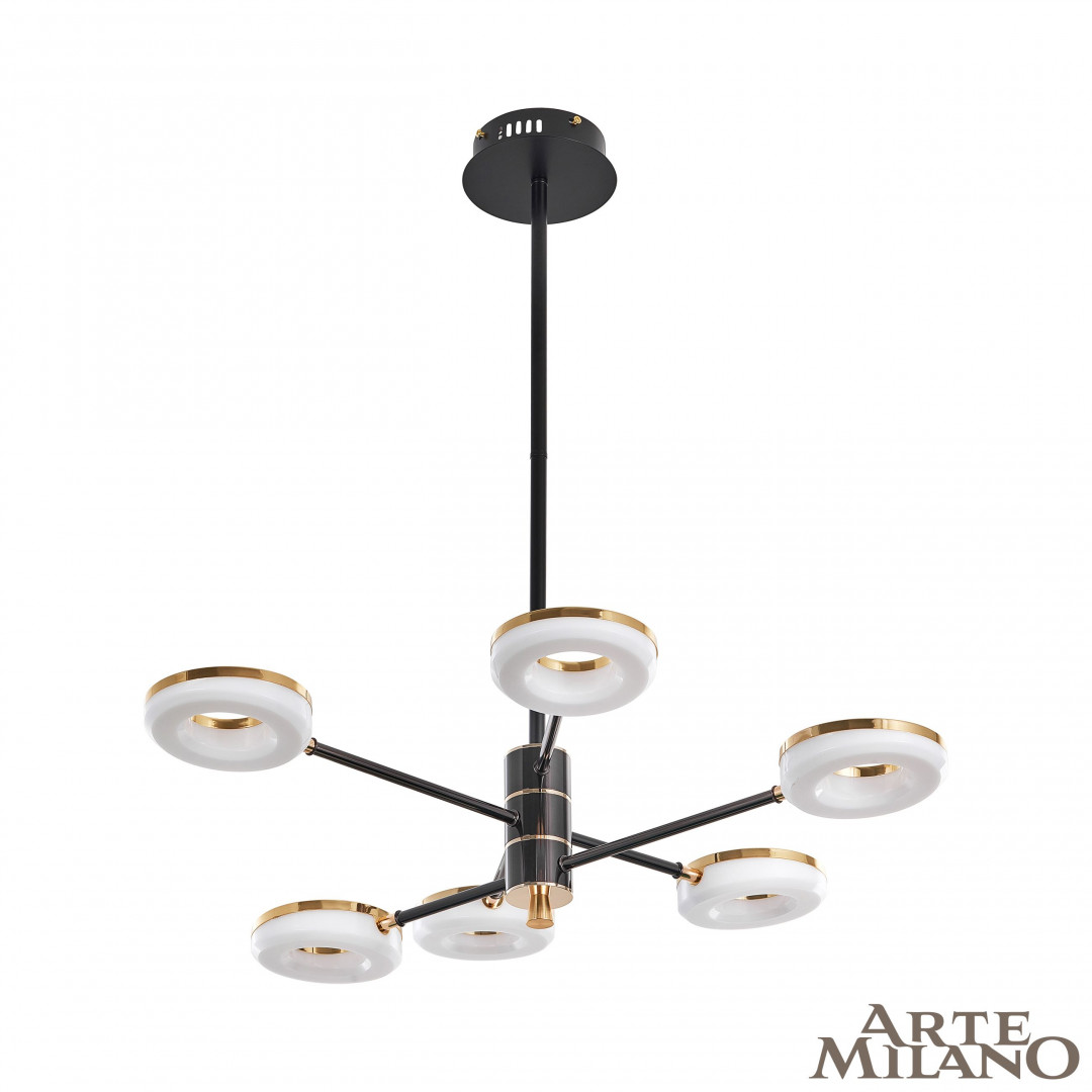 Люстра светодиодная 276699/6 BK/GD Arte Milano