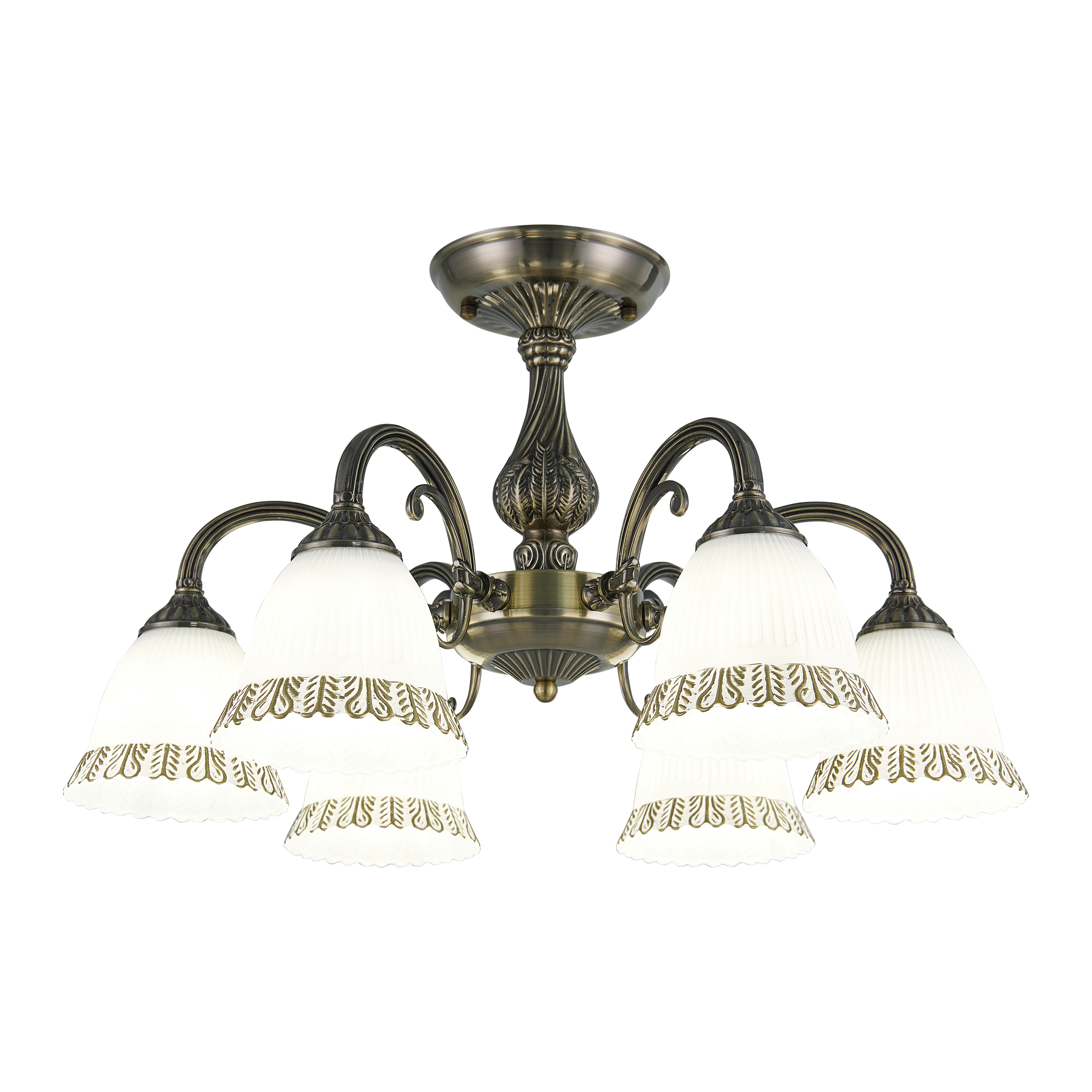 Люстра с плафонами 347410/6 AB Arte Milano