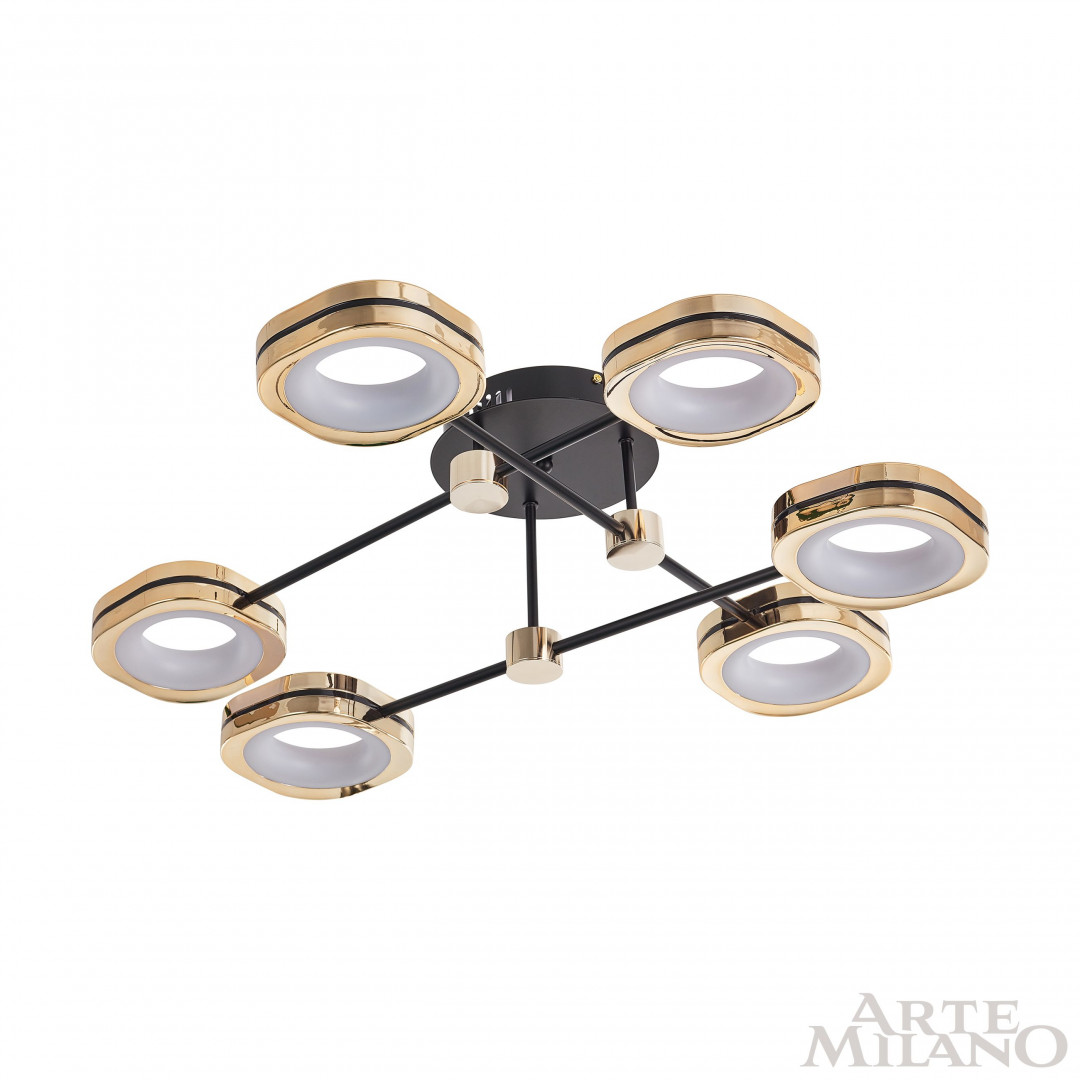 Светильник светодиодный 277999/6 BK/GD Arte Milano