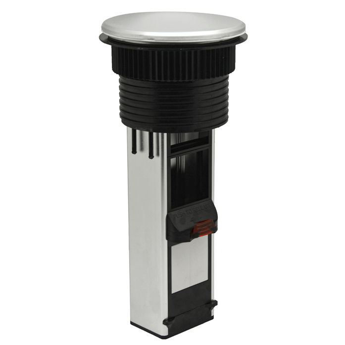 Настольныйстраиваемыйыдвижной розеточный блок Donolux DDSB6V1AL