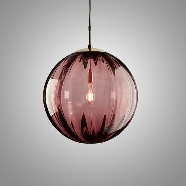 Подвесной светильник ASKA D150 purple by ImperiumLoft