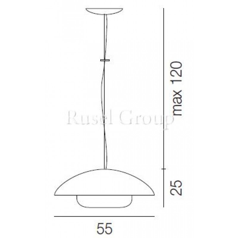 Подвесной светильник Vistosi BAUTA SP