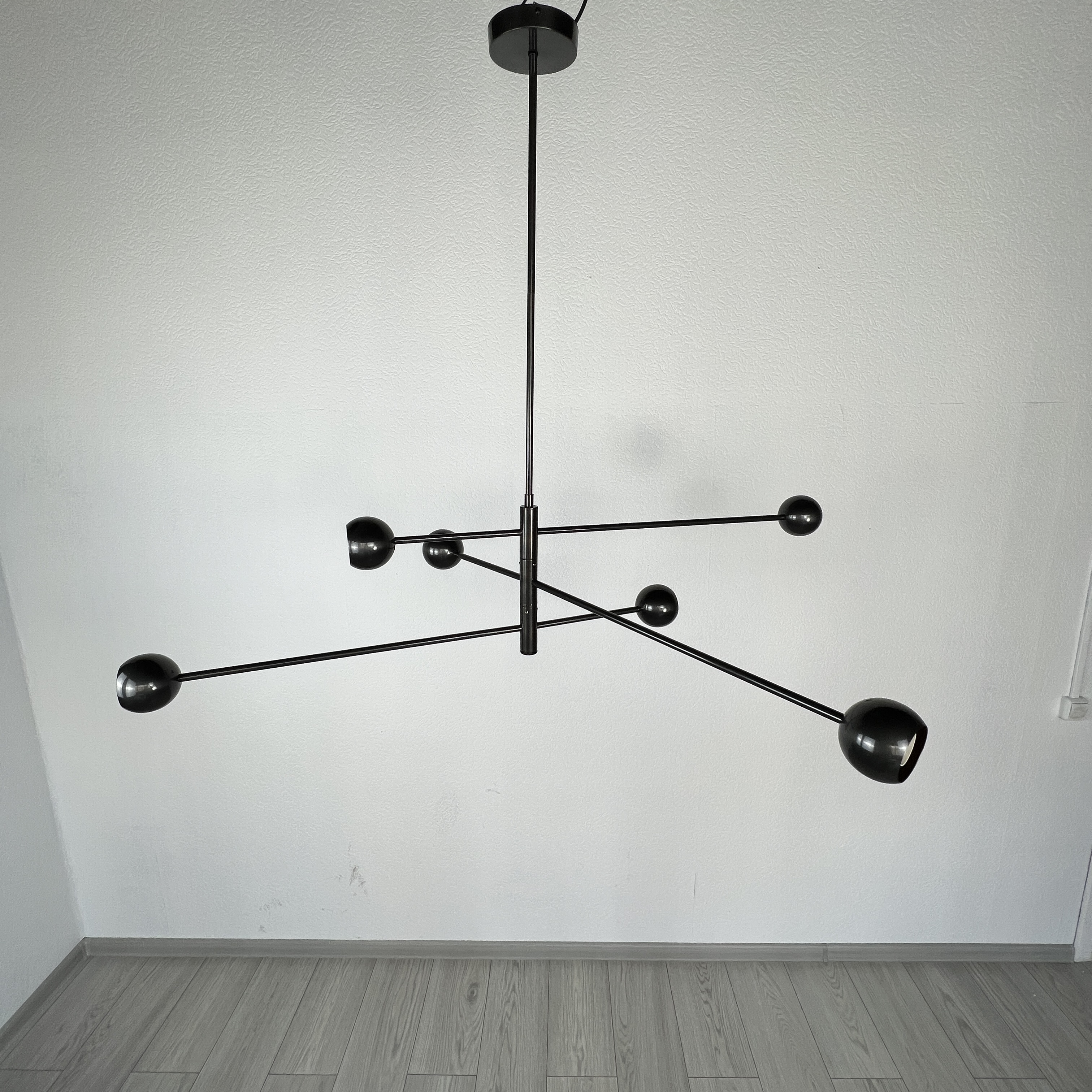 Люстра На Штанге Salme L6 A Black By Imperiumloft