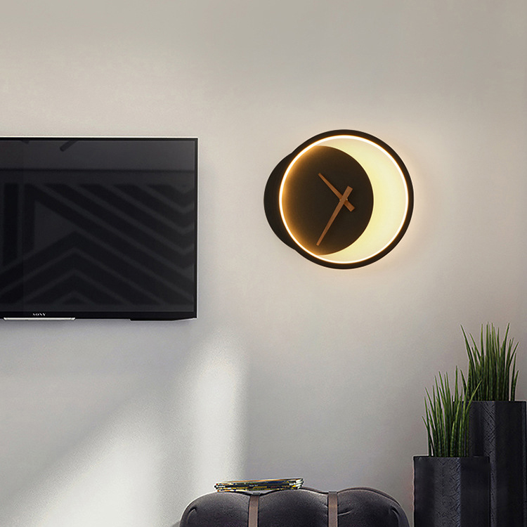 Настенный светильник CLOCK Black 3000К by ImperiumLoft