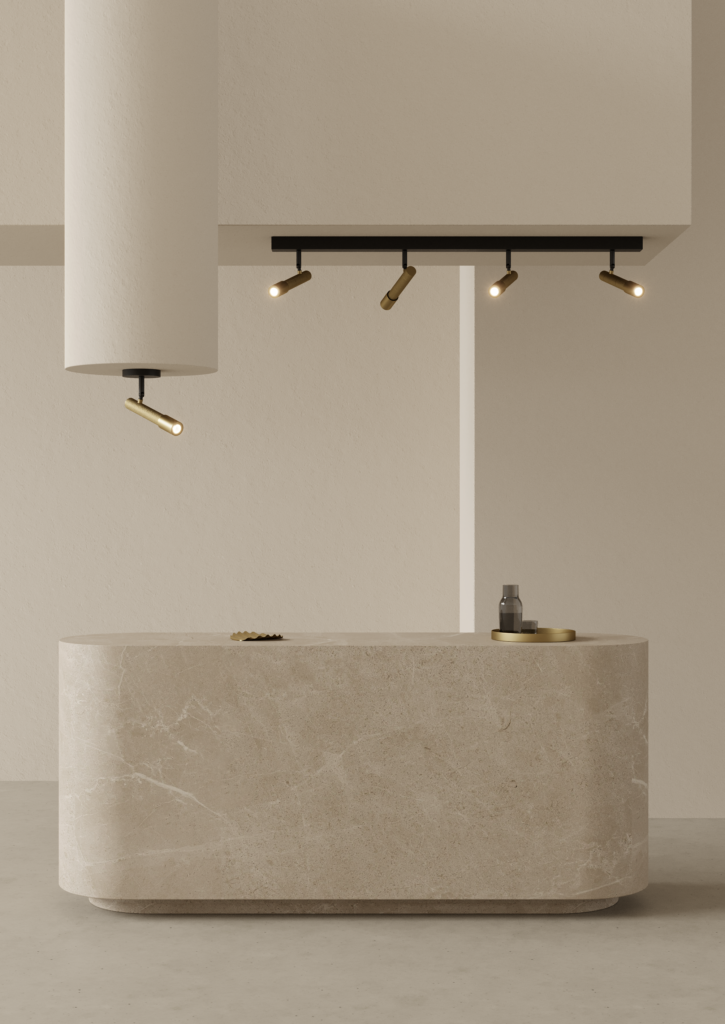 Потолочный светильник Ycro 4L черно-латунный Aromas del Campo