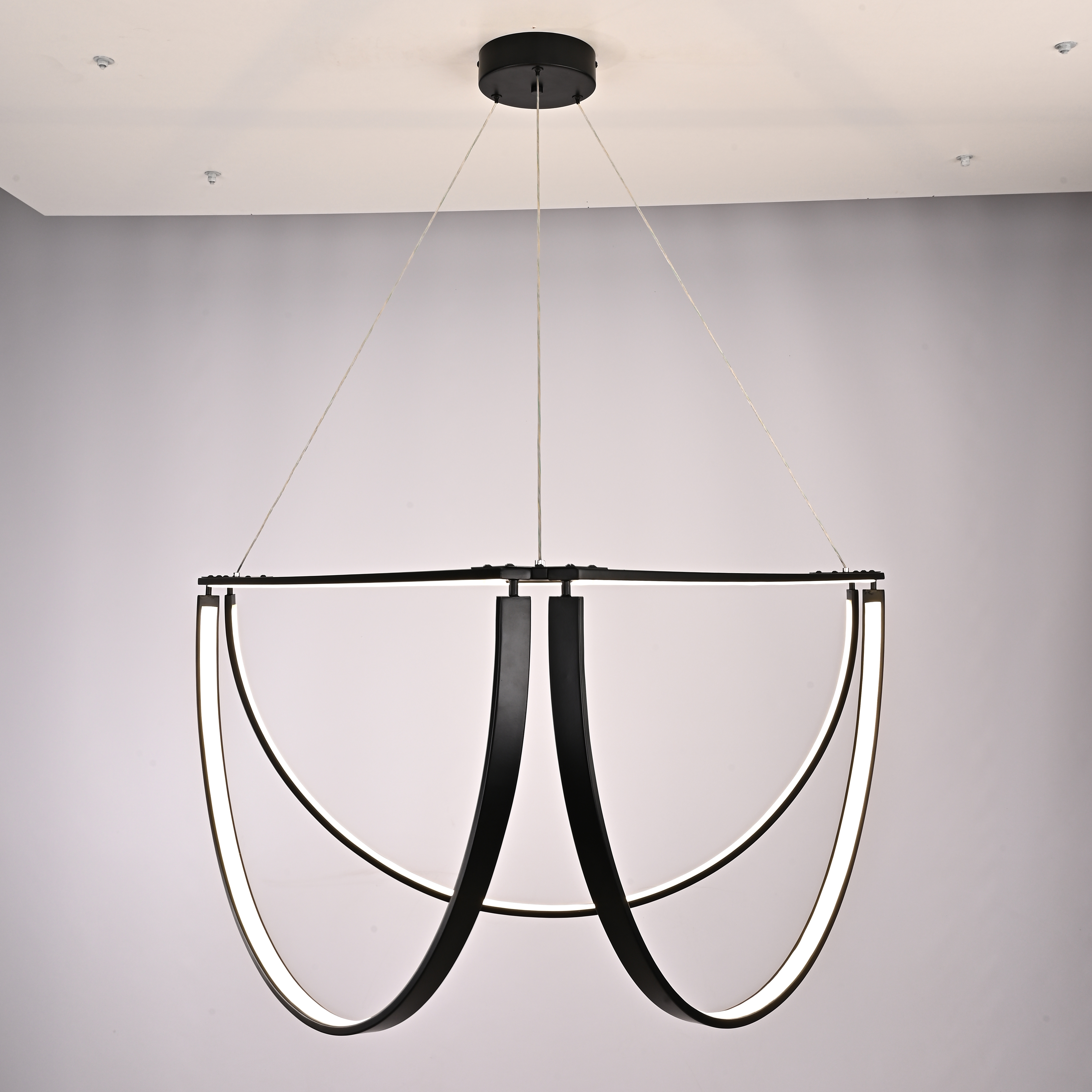 Подвесной светильник SOLANA LIGHT 3 Black by ImperiumLoft