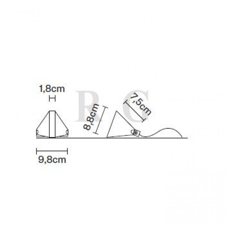 Настольный светильник Fabbian Tripla F41 B01 11