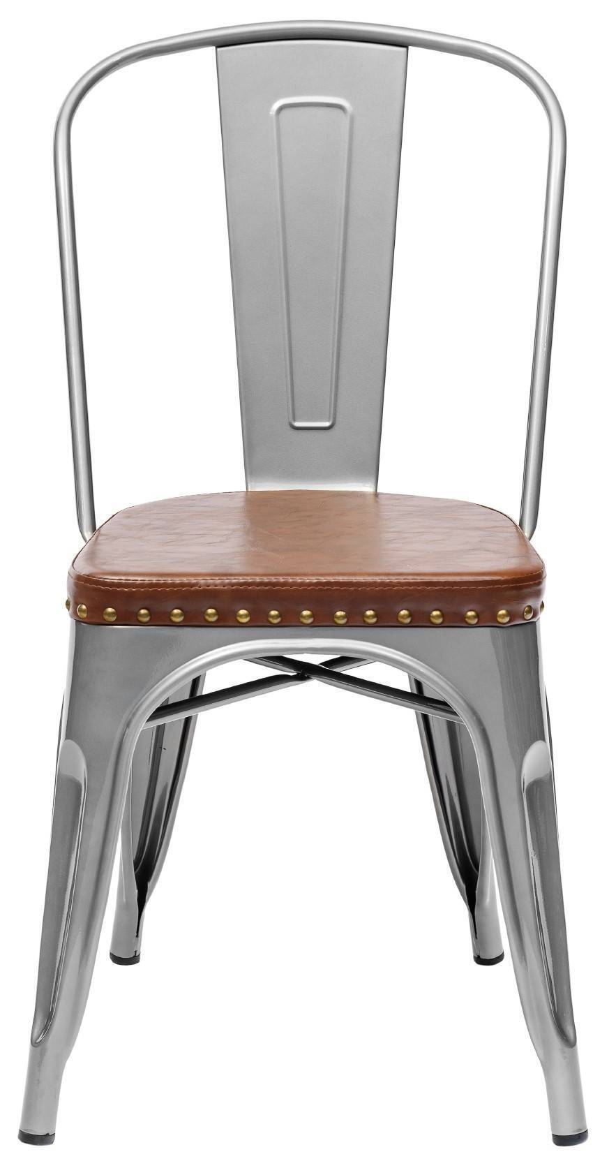 Стул TOLIX SOFT серебристый Stool Group