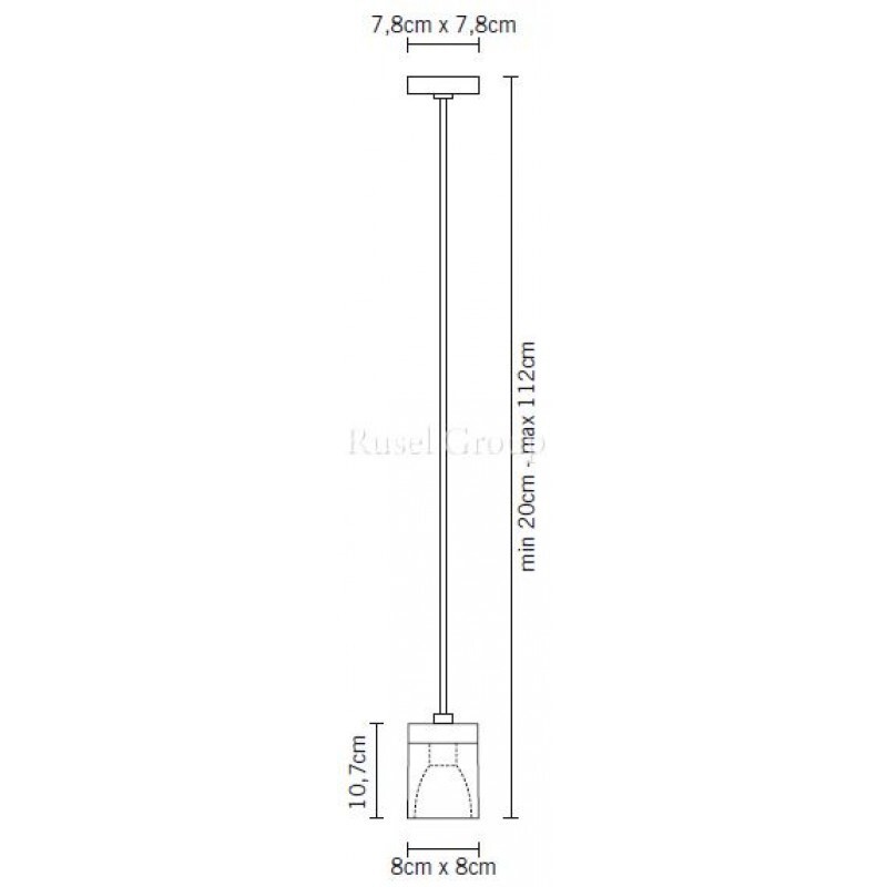 Подвесной светильник Fabbian Cubetto Crystal Glass D28 A01 00
