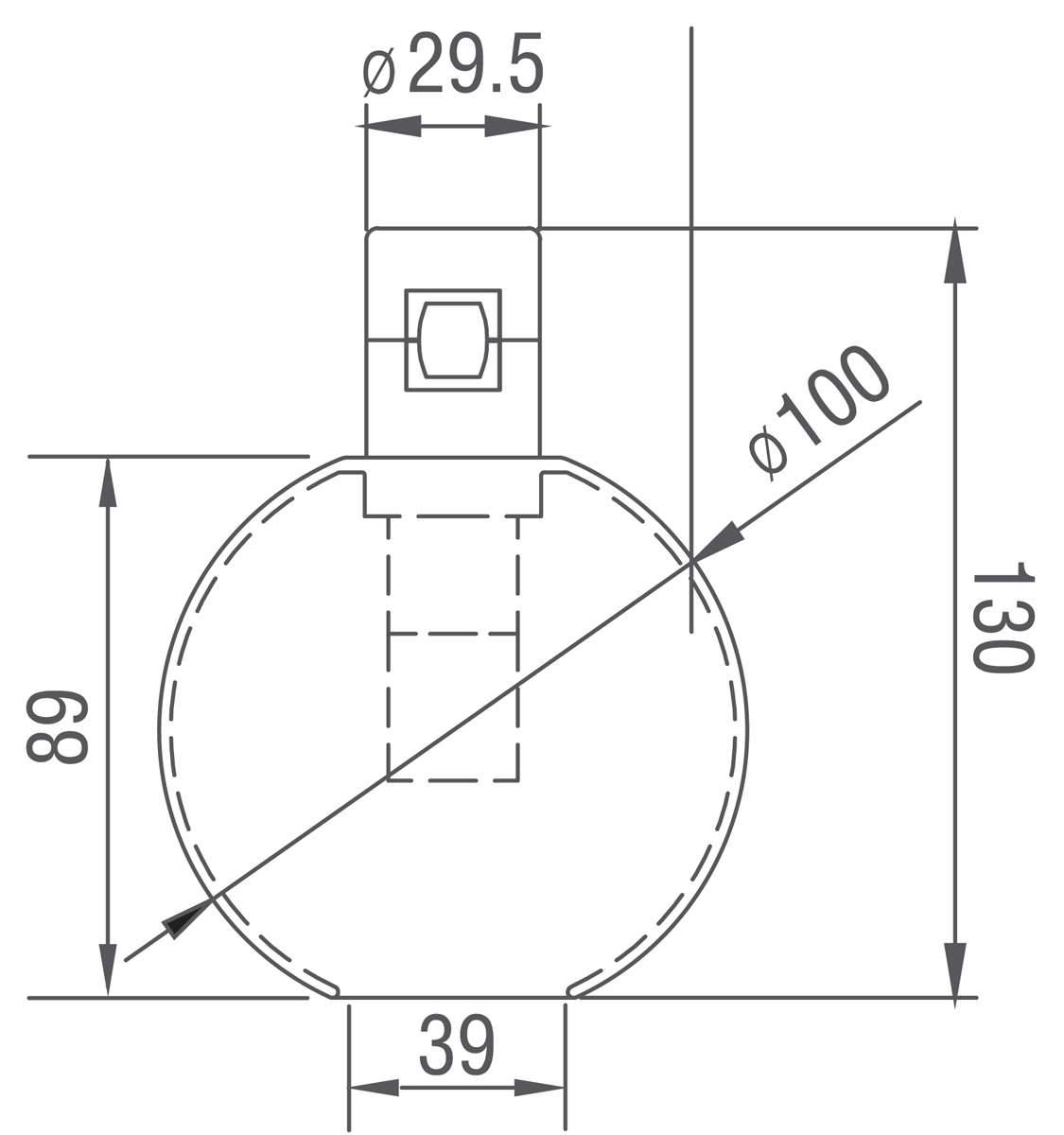 Светодиодный светильник для магнитной модульной системы Donolux DL20233M5W1 Black Bronze