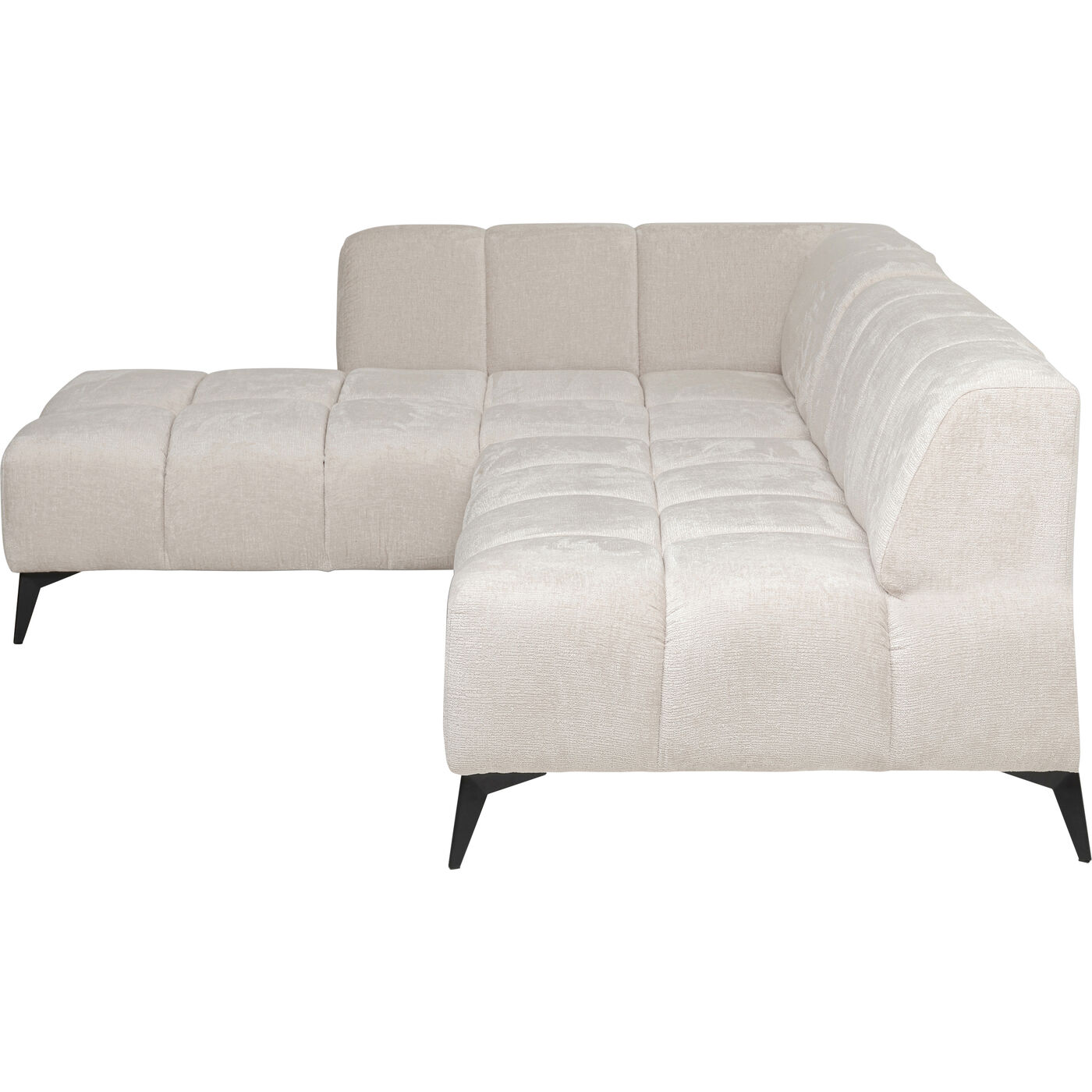 Диван левосторонний угловой Nia Cream Left 250 см KARE 87975