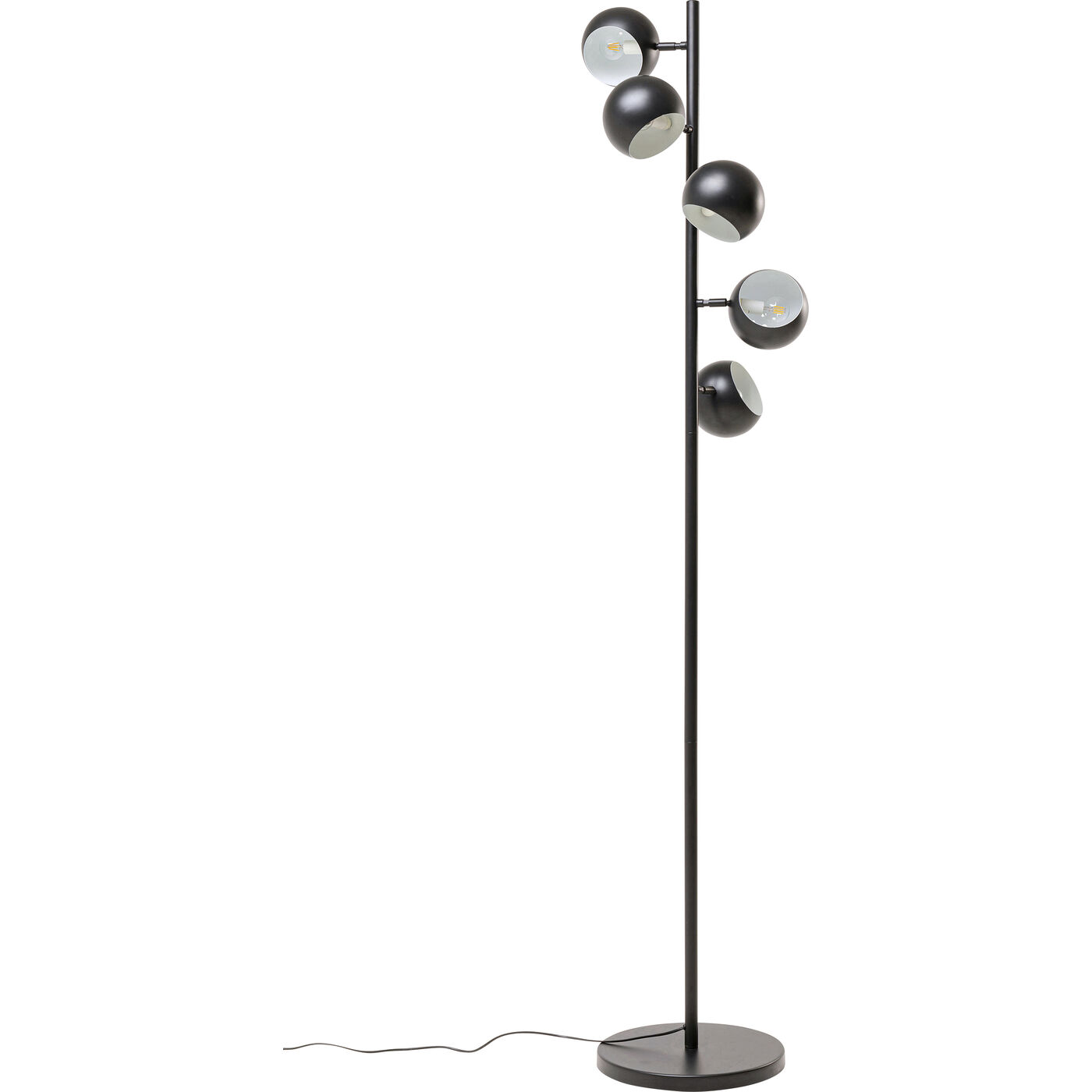 Светильник напольный Calotta Black 5-lite 180cm KARE 57462