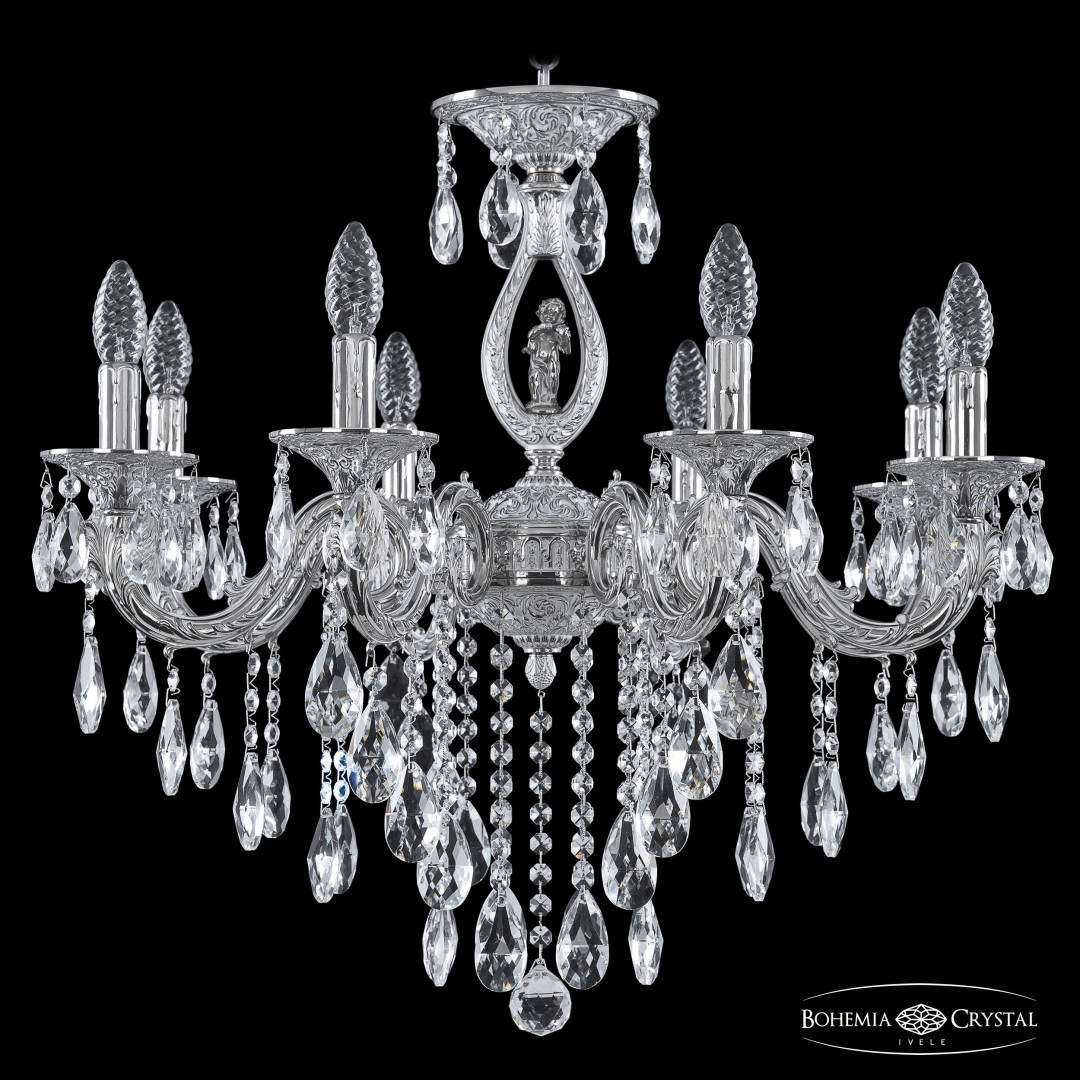 Люстра бронзовая с хрусталём 71401/8/210 B NW FA4S