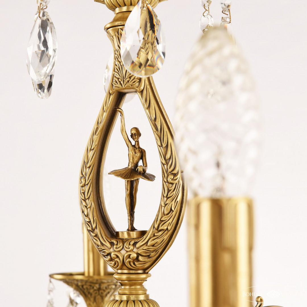 Люстра бронзовая с хрусталём 71401/6/210 B FP FD2S