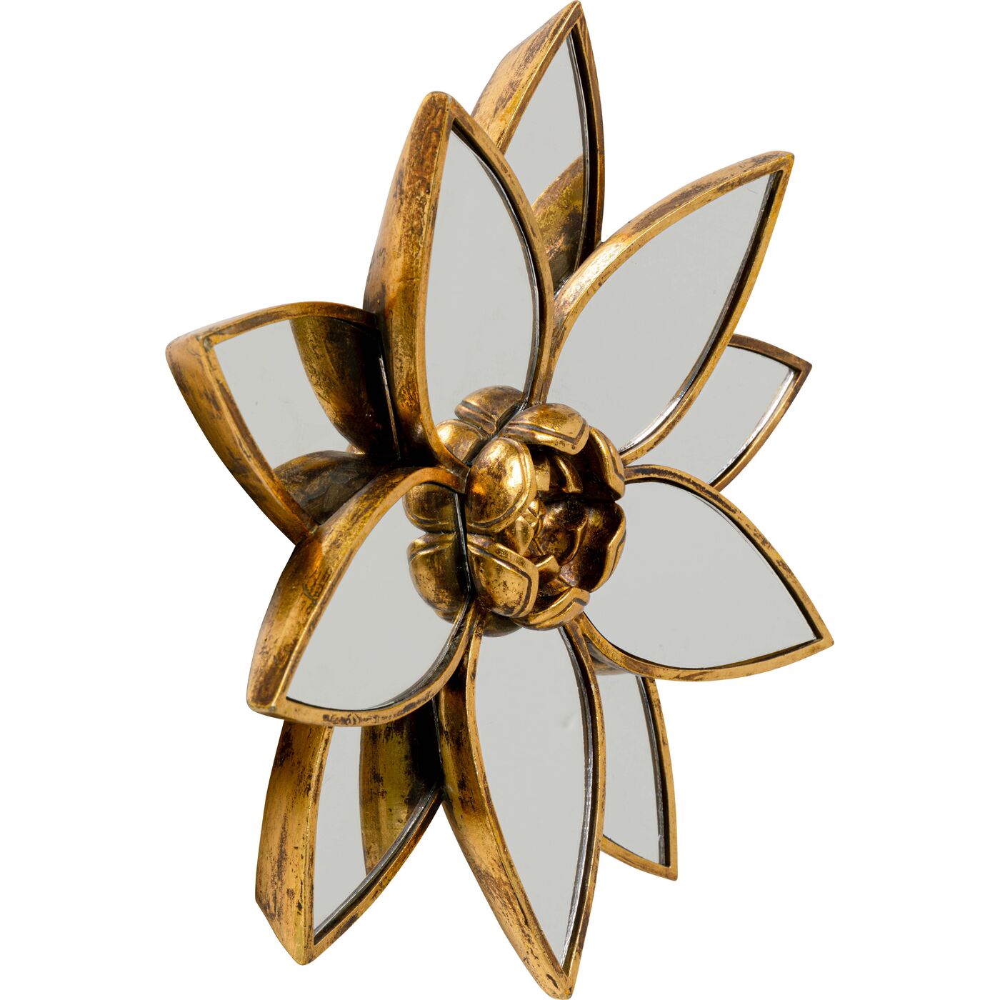 Украшение настенное Lotus Зеркало Ø33cm KARE 57696