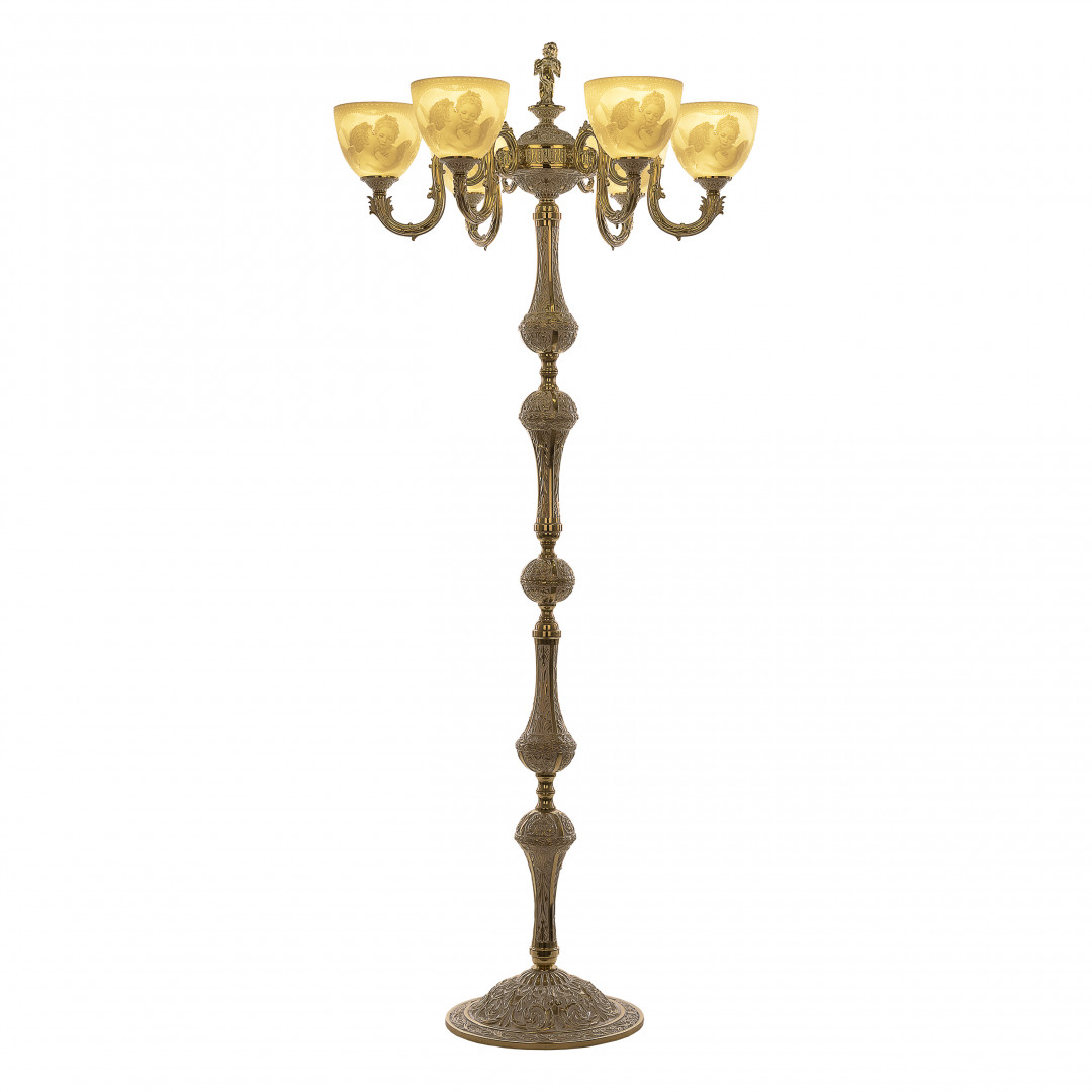 Торшер бронзовый 72003T/6/175 GW P1 U Angel FA4M