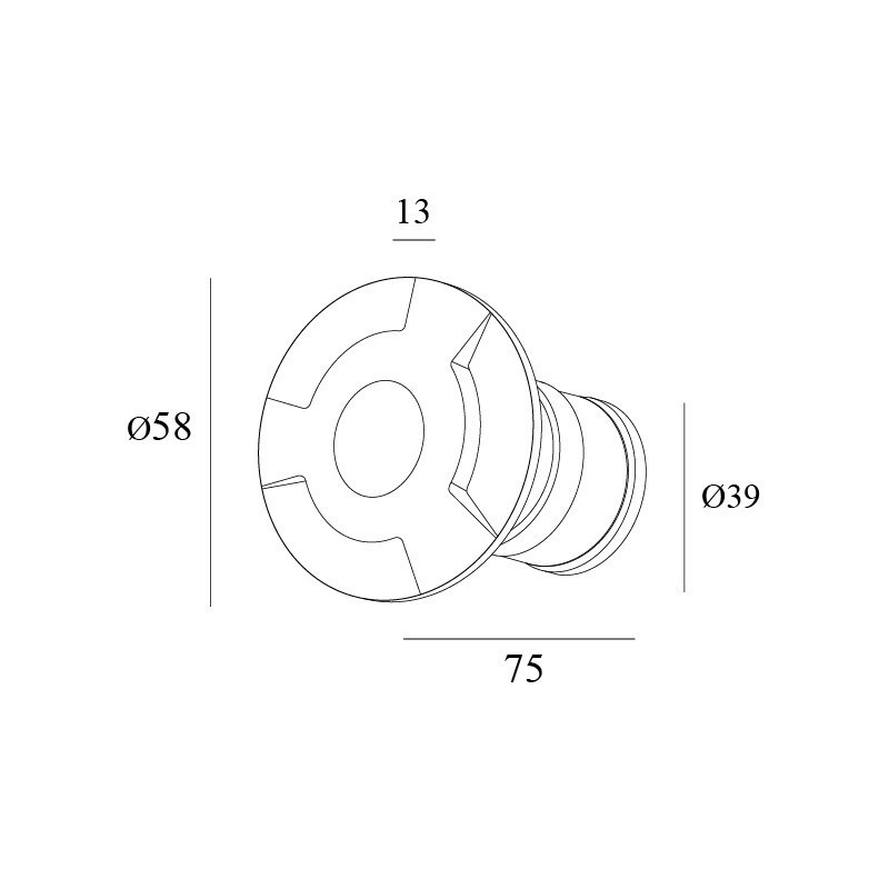 Подсветка ступеней лестницы Denkirs DK1003-WH