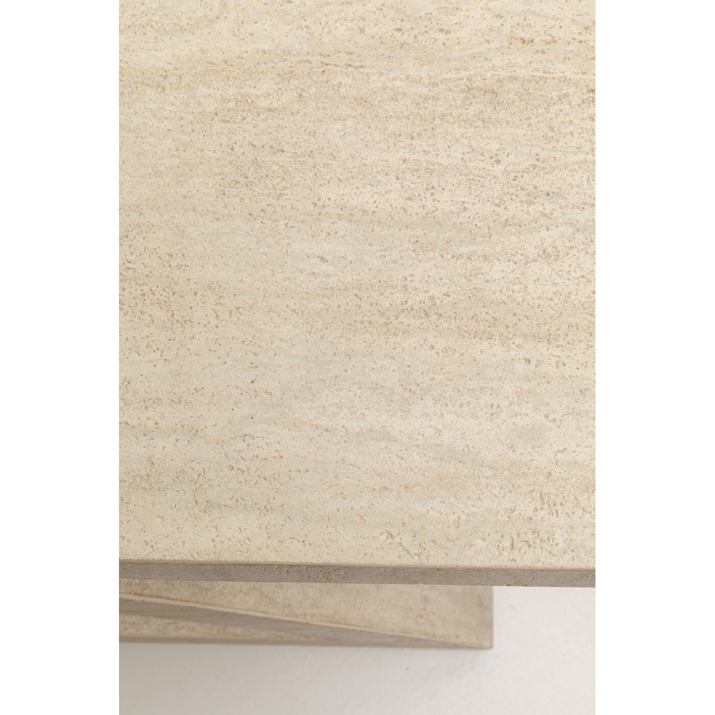 Стол приставной Luxury Z Travertine 60cm KARE 70697