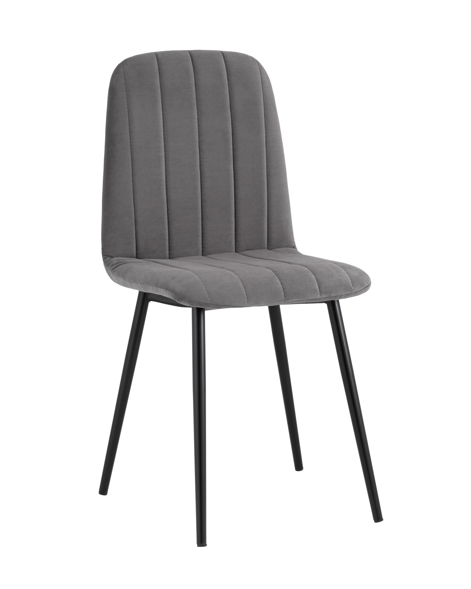 Стул Easy велюр темно-серый Stool Group