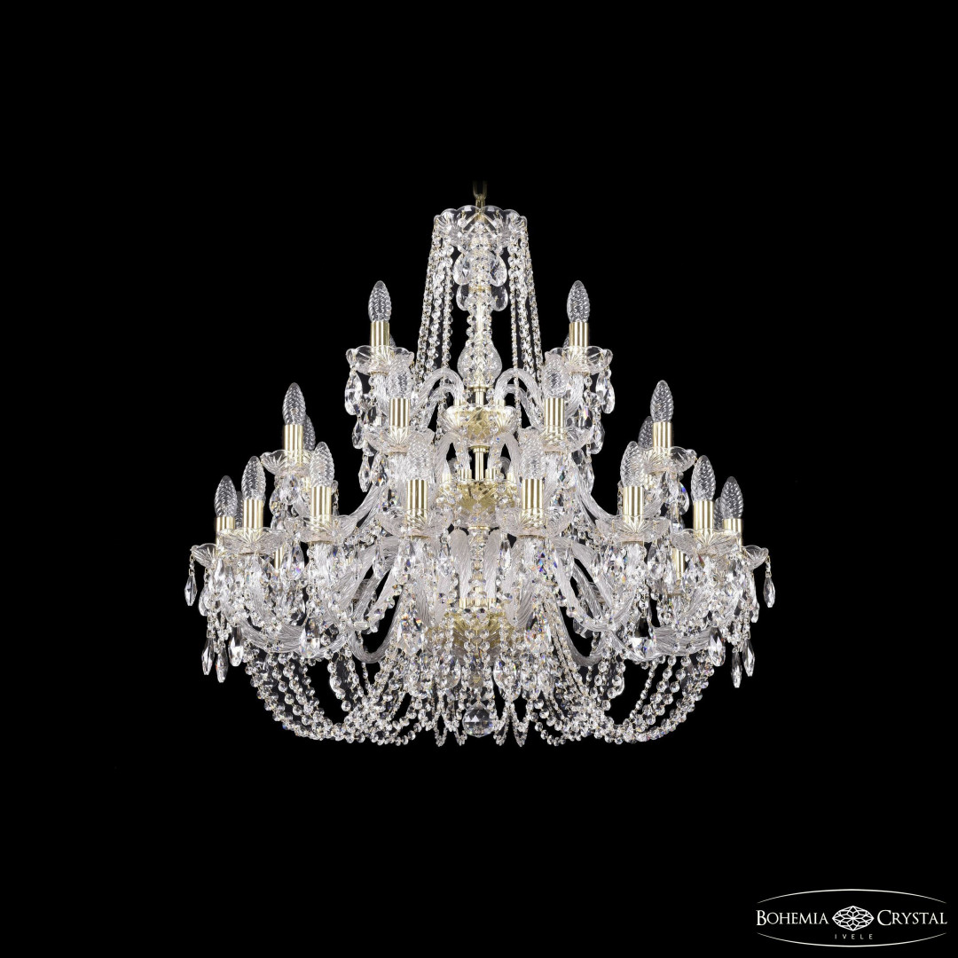 Люстра хрустальная 1402/16+8+4/300/3d G