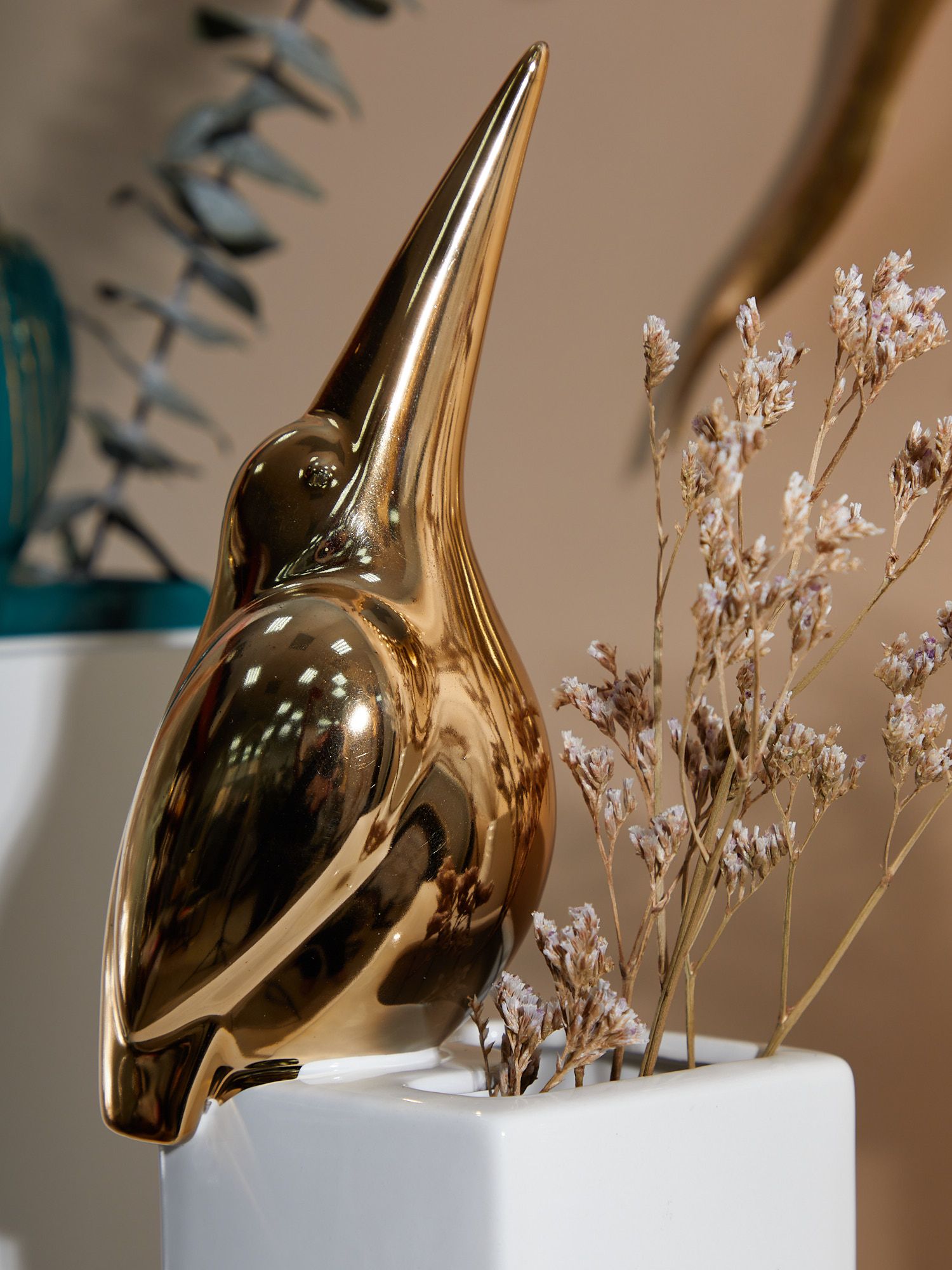 Ваза с птицей Glasar 68-041