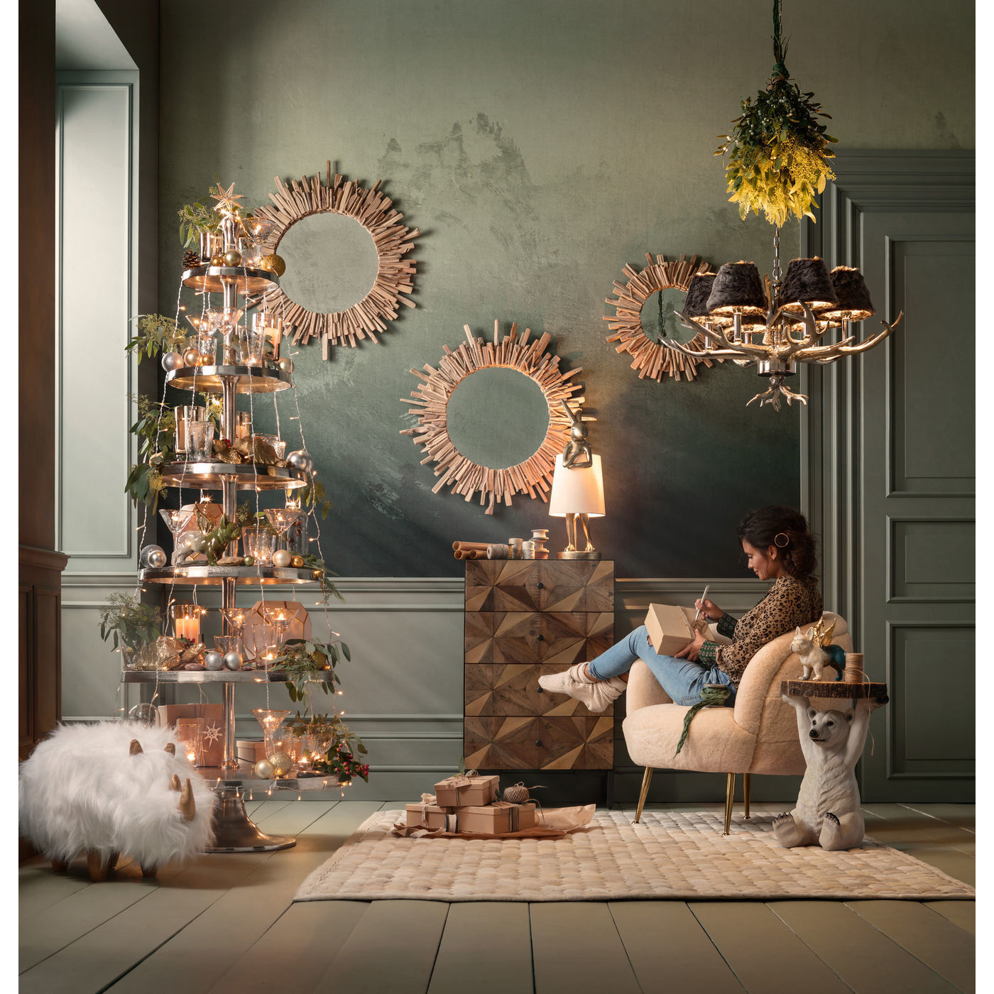 Зеркало Legno 83248 KARE