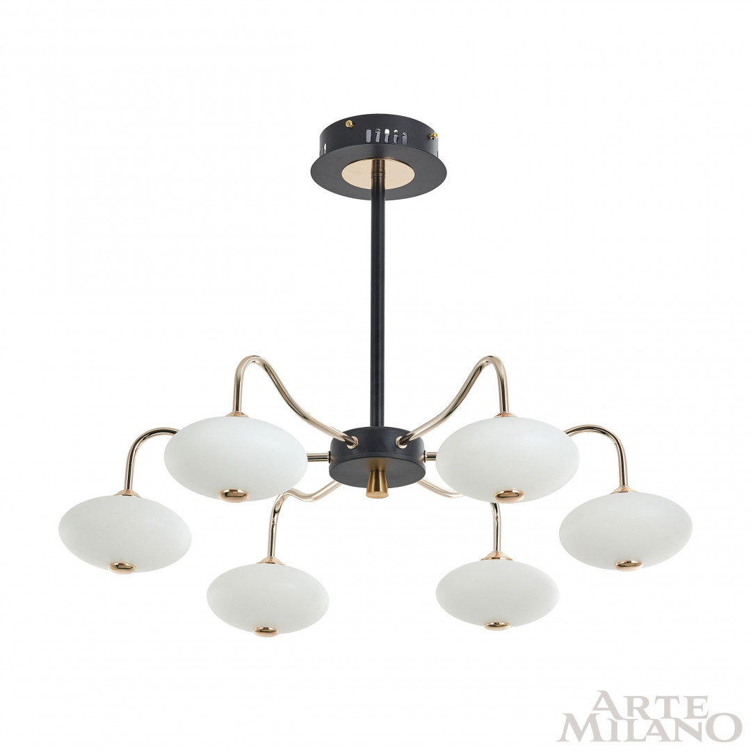 Люстра светодиодная 273908/6 BK/GD Arte Milano