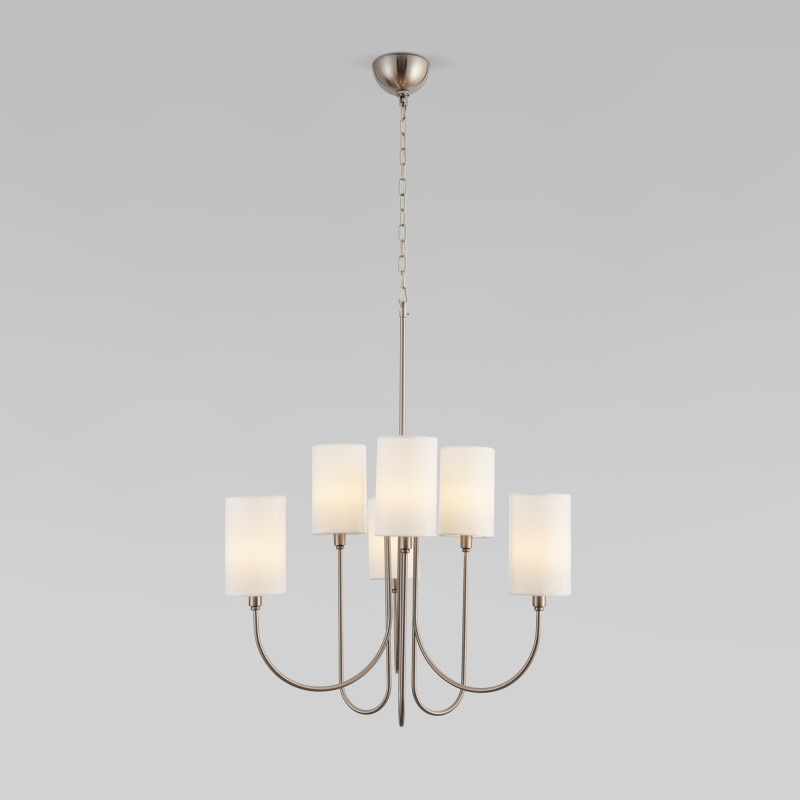 Подвесная люстра Eurosvet 60164/6 никель