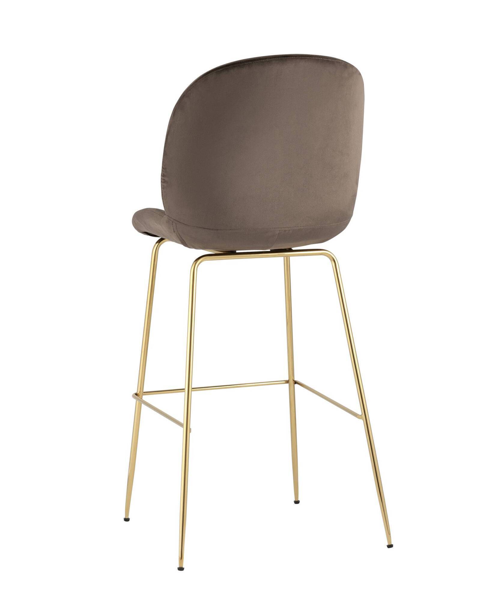 Стул барный Beetle со спинкой коричневый Stool Group