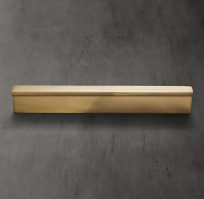 Ручка-скоба Restoration Hardware Exley L.20.3 Lac.Burnished Brass