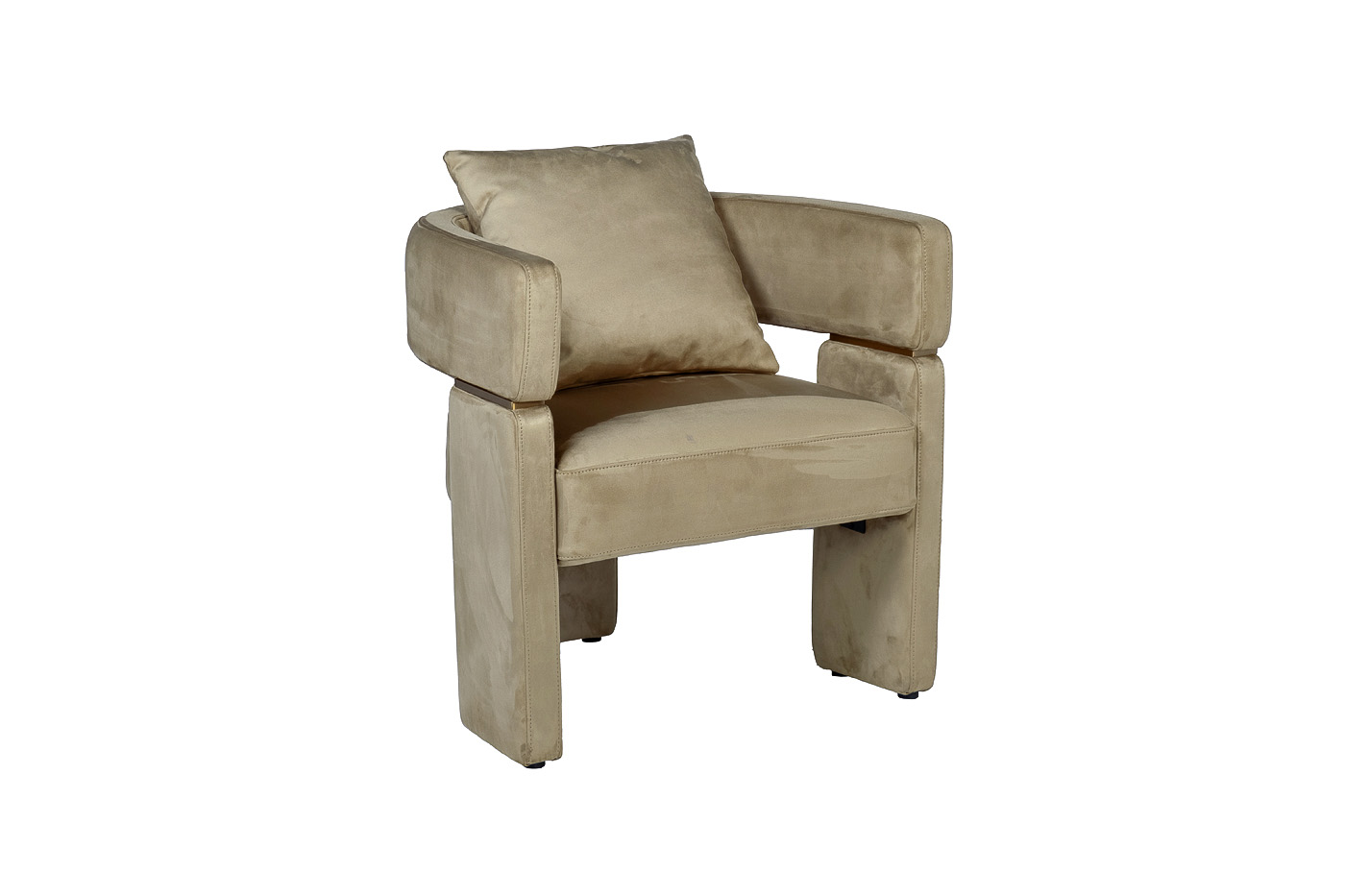 Кресло велюровое оливковое Garda Decor 58DB-20089