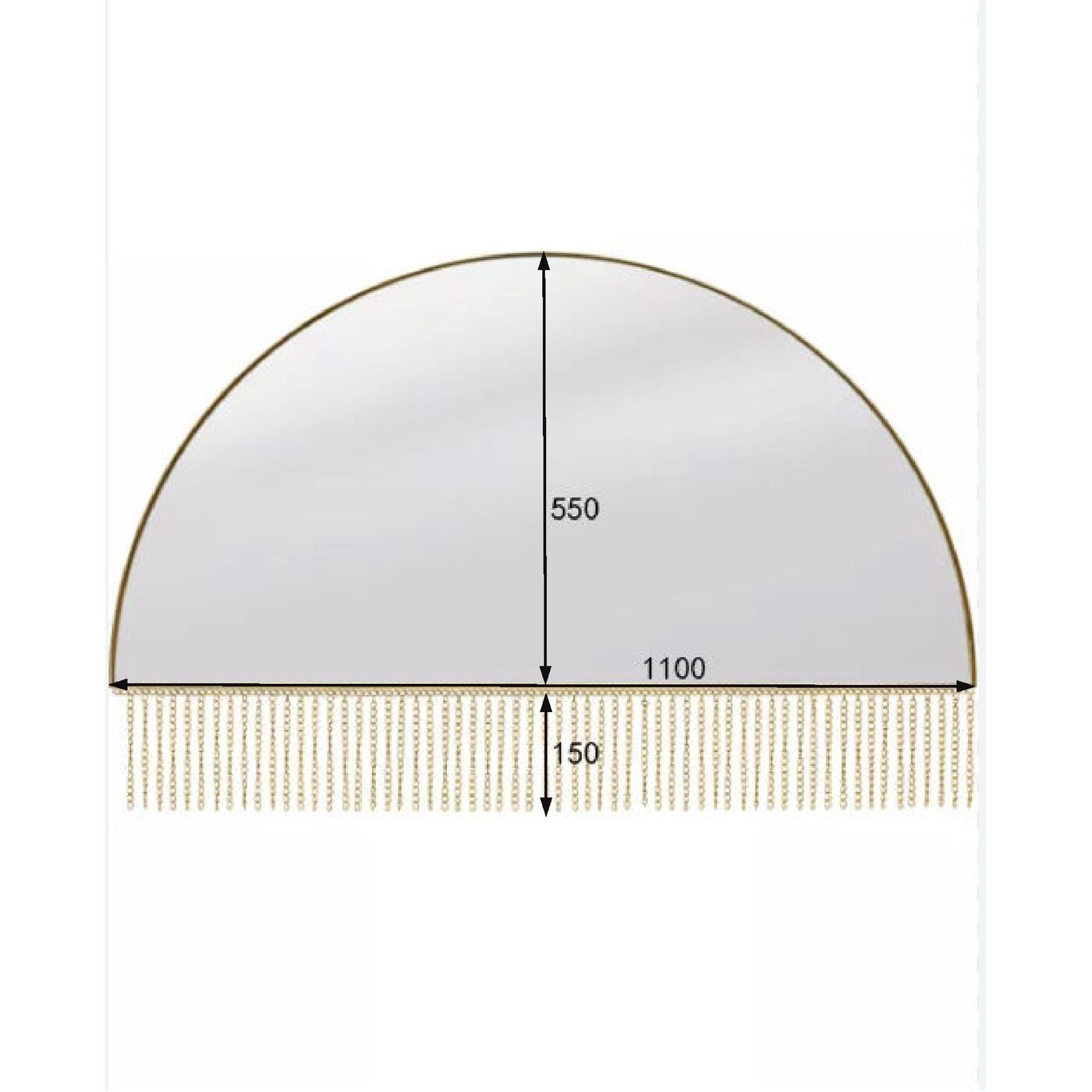 Зеркало настенное Opera Half 70x110 см KARE 80120