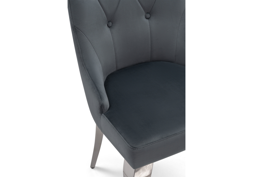 Стул Woodville Viki dark grey / steel 15386