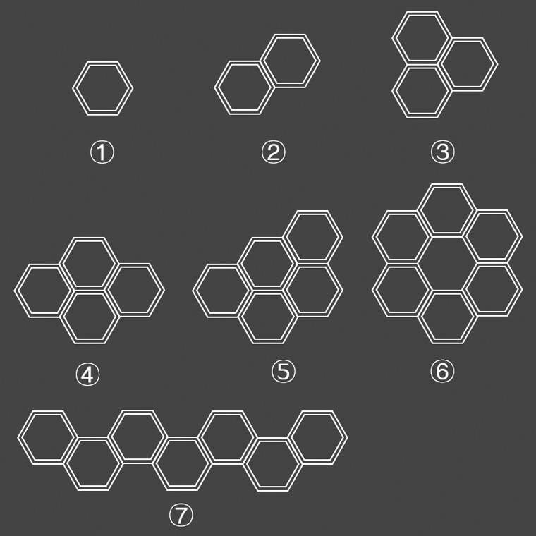 Светильник Hex 750 D100 by ImperiumLoft
