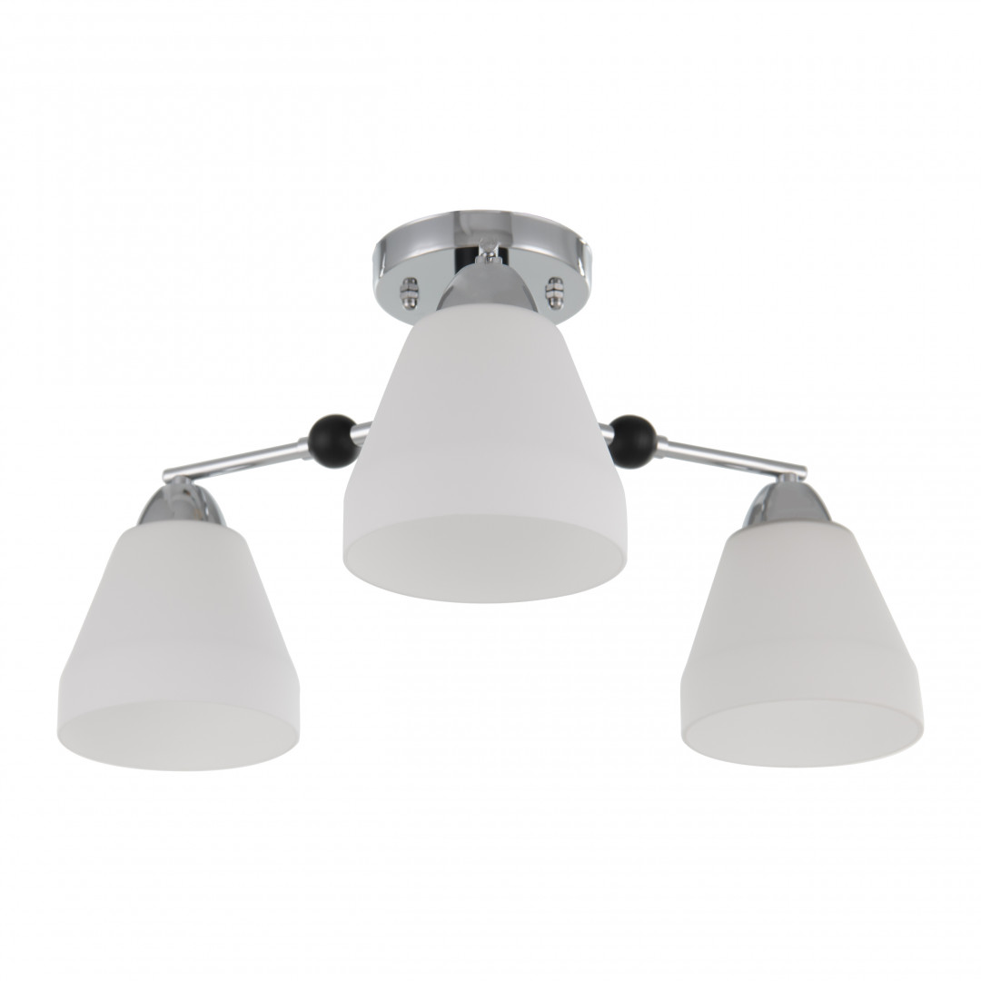 Люстра с плафонами 325119/3 CR+BK Arte Milano