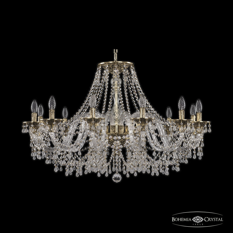 Подвесная люстра Bohemia Ivele Crystal 16110/12/360 GB V0300